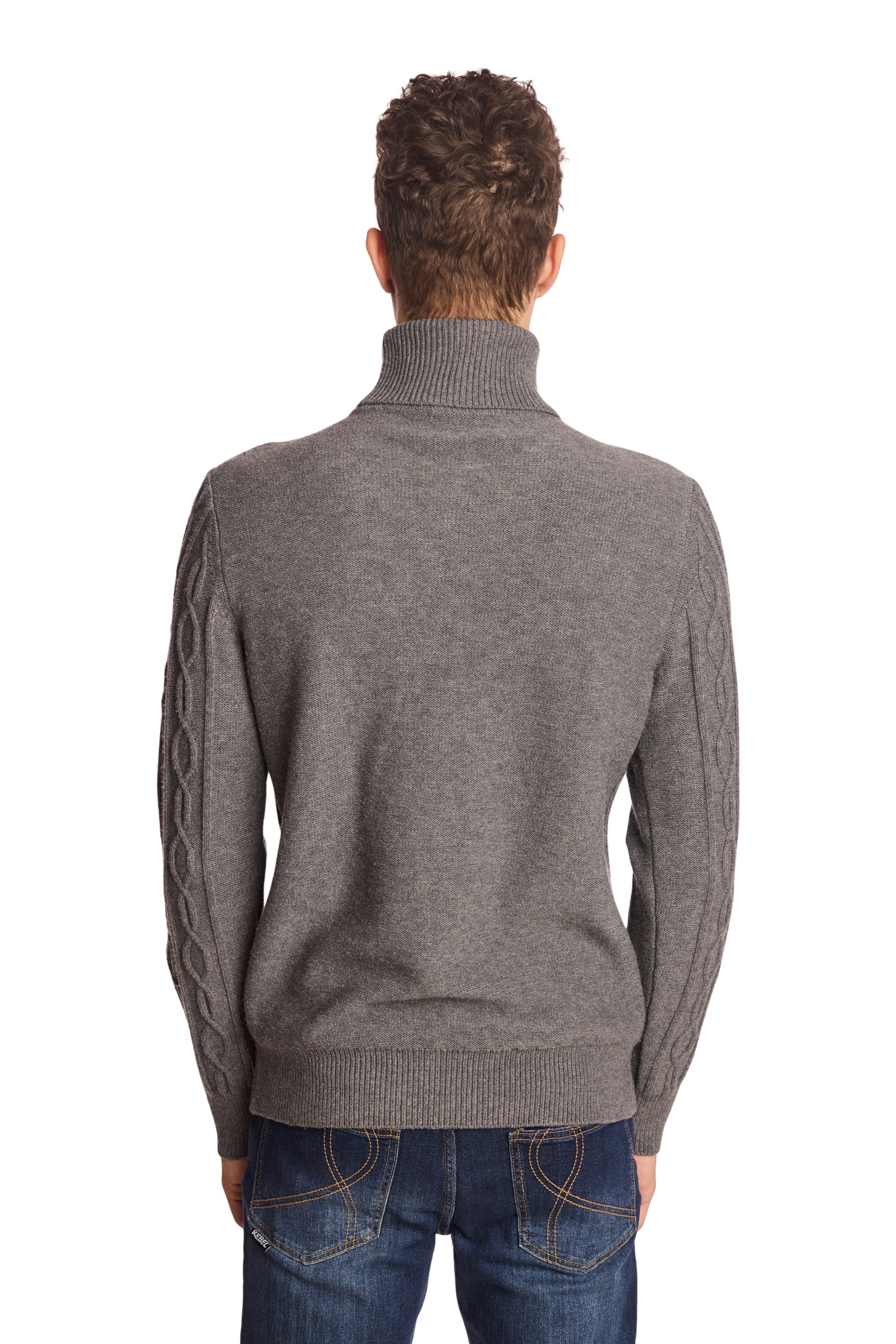 Chunky Turtleneck - Wolf Grey