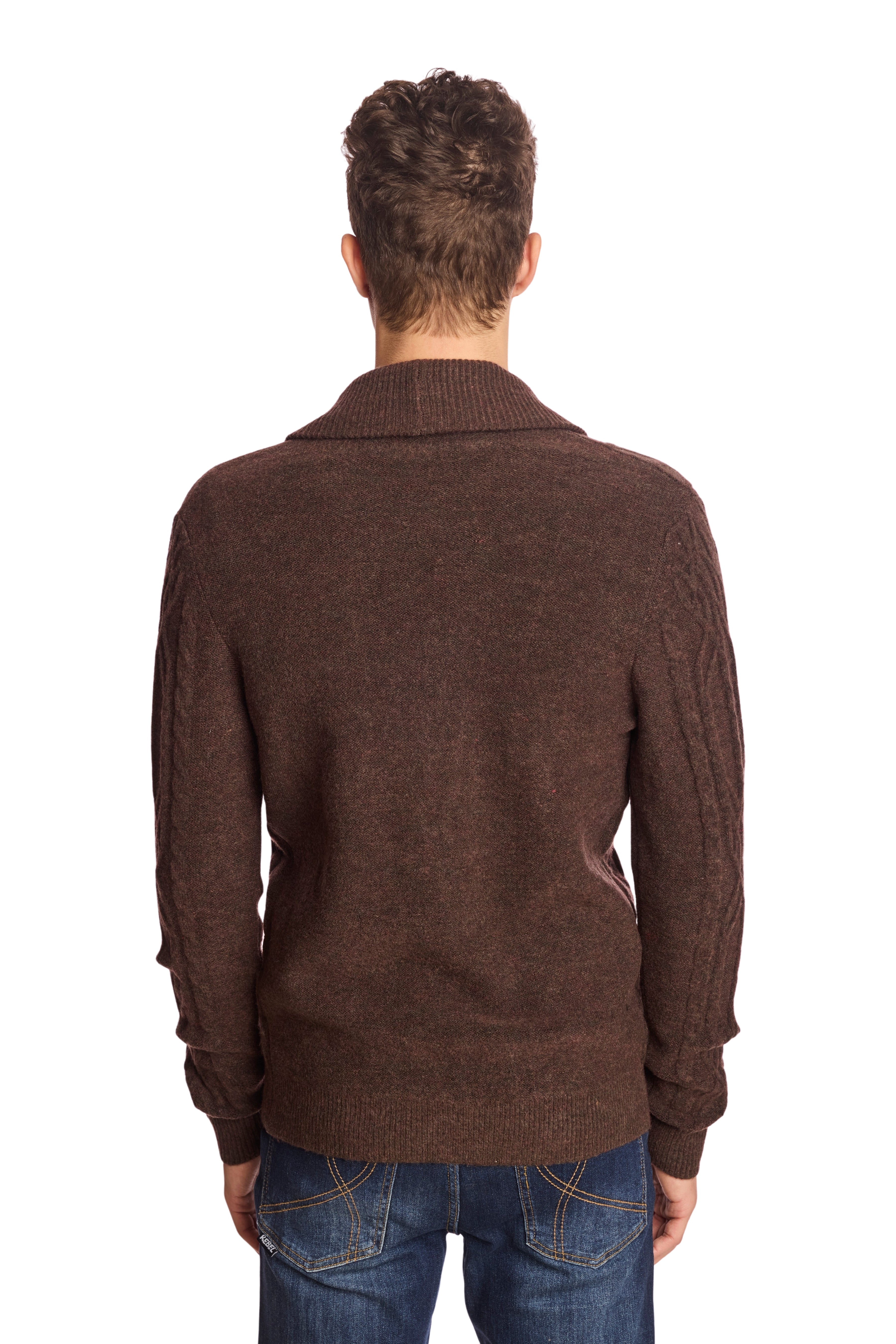 Shawl Collar Cardigan - Acorn