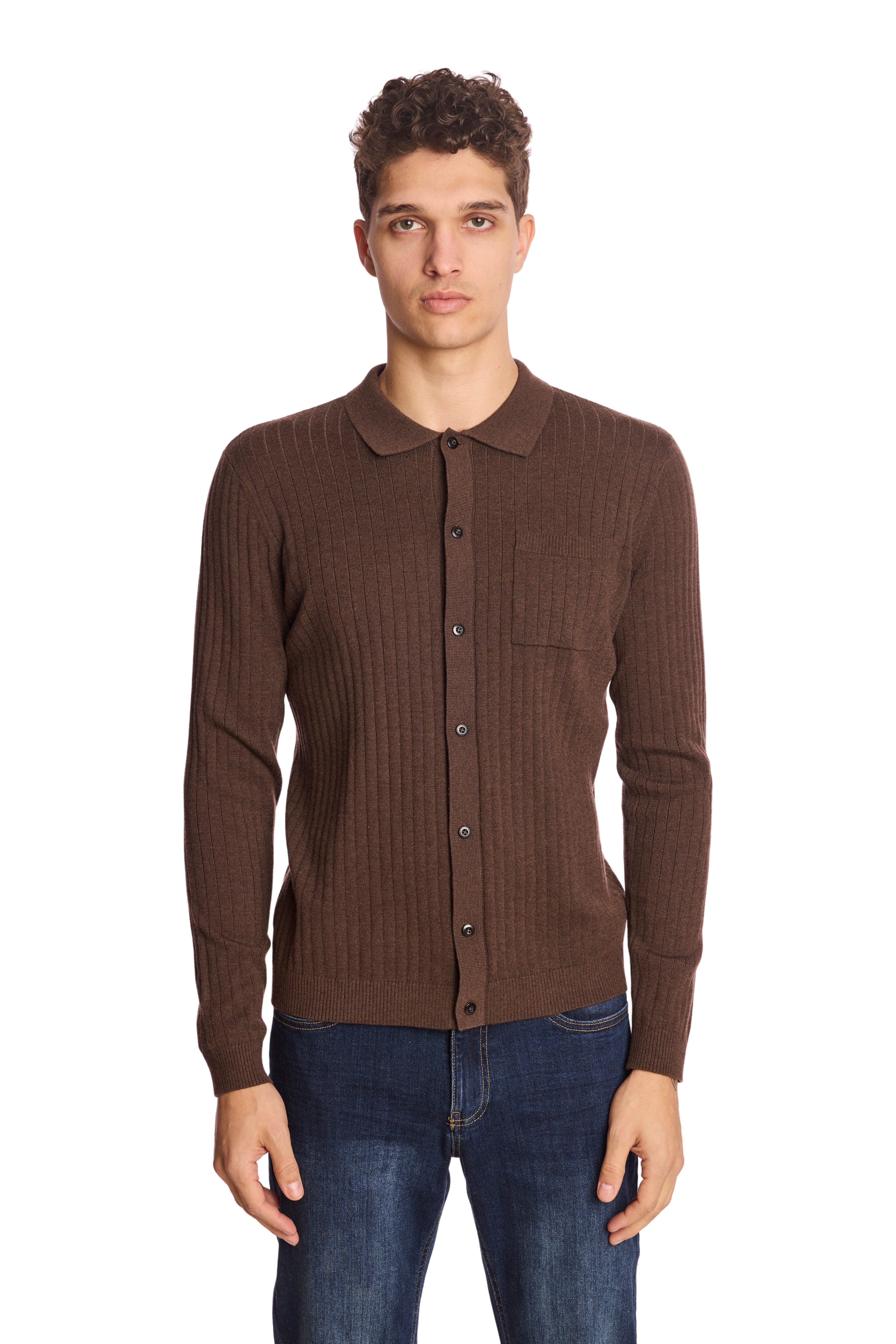 Full Placket Polo - Acorn