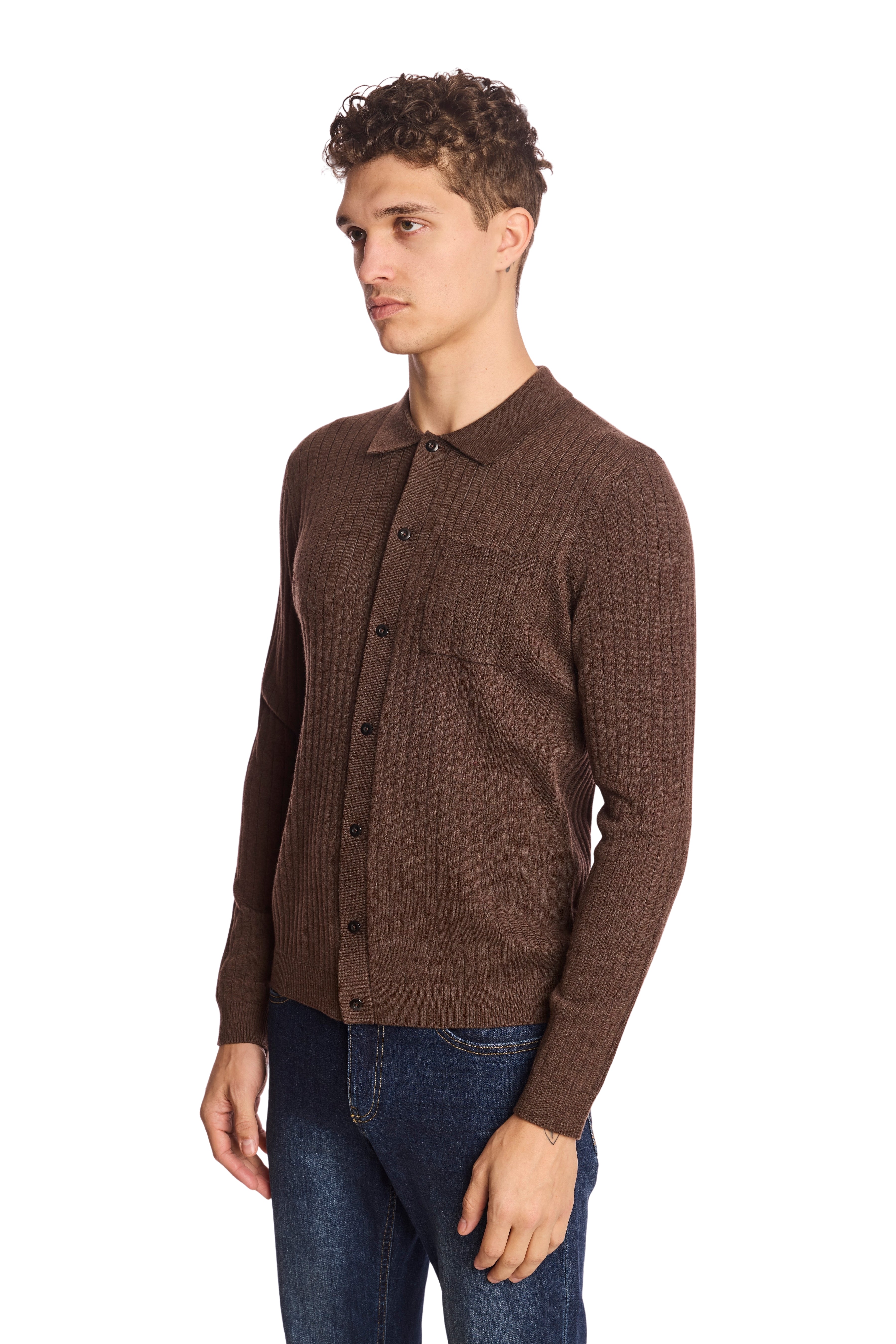 Full Placket Polo - Acorn
