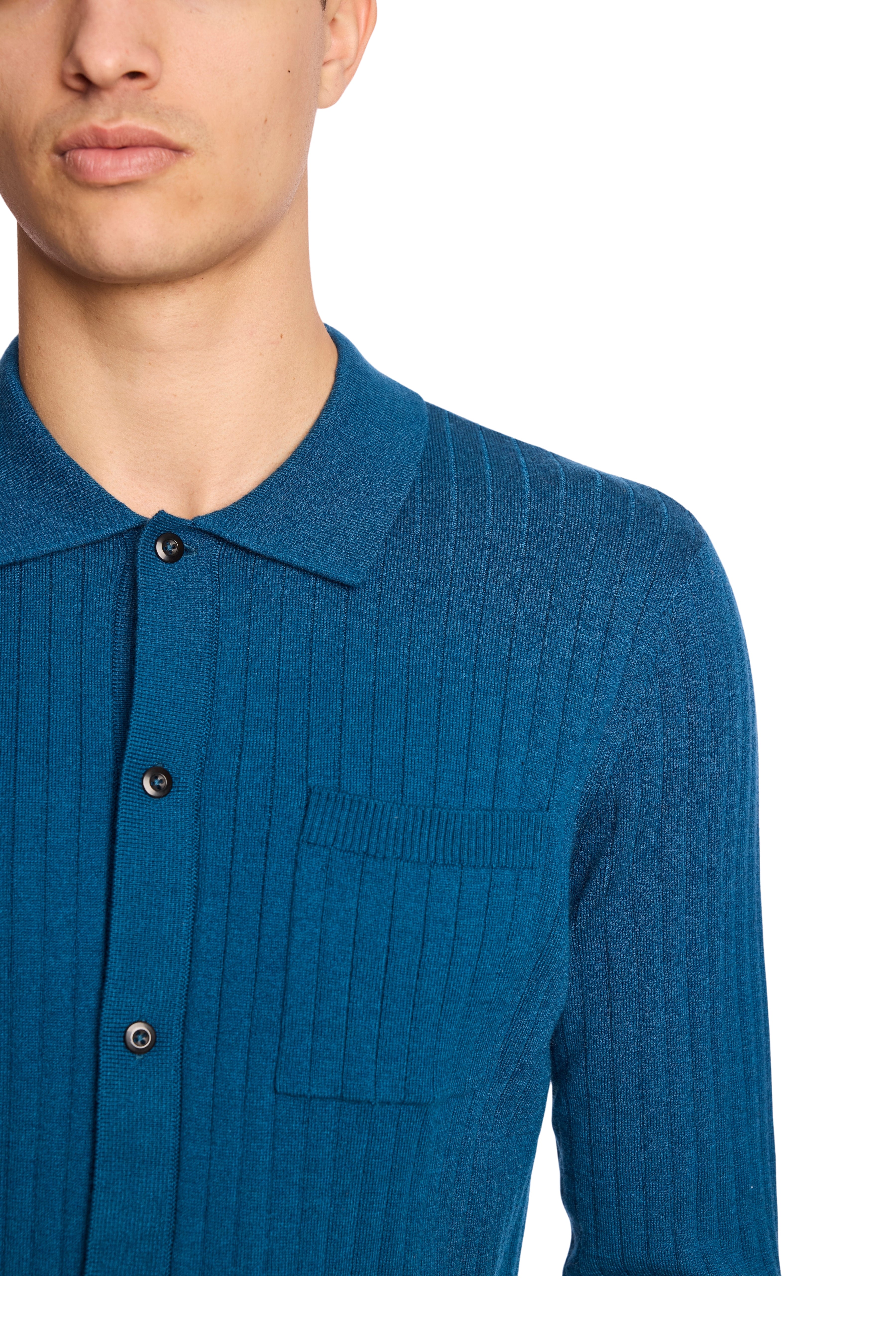 Full Placket Polo - Transformative Teal