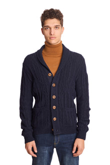  Shawl Collar Cardigan - Midnight Navy