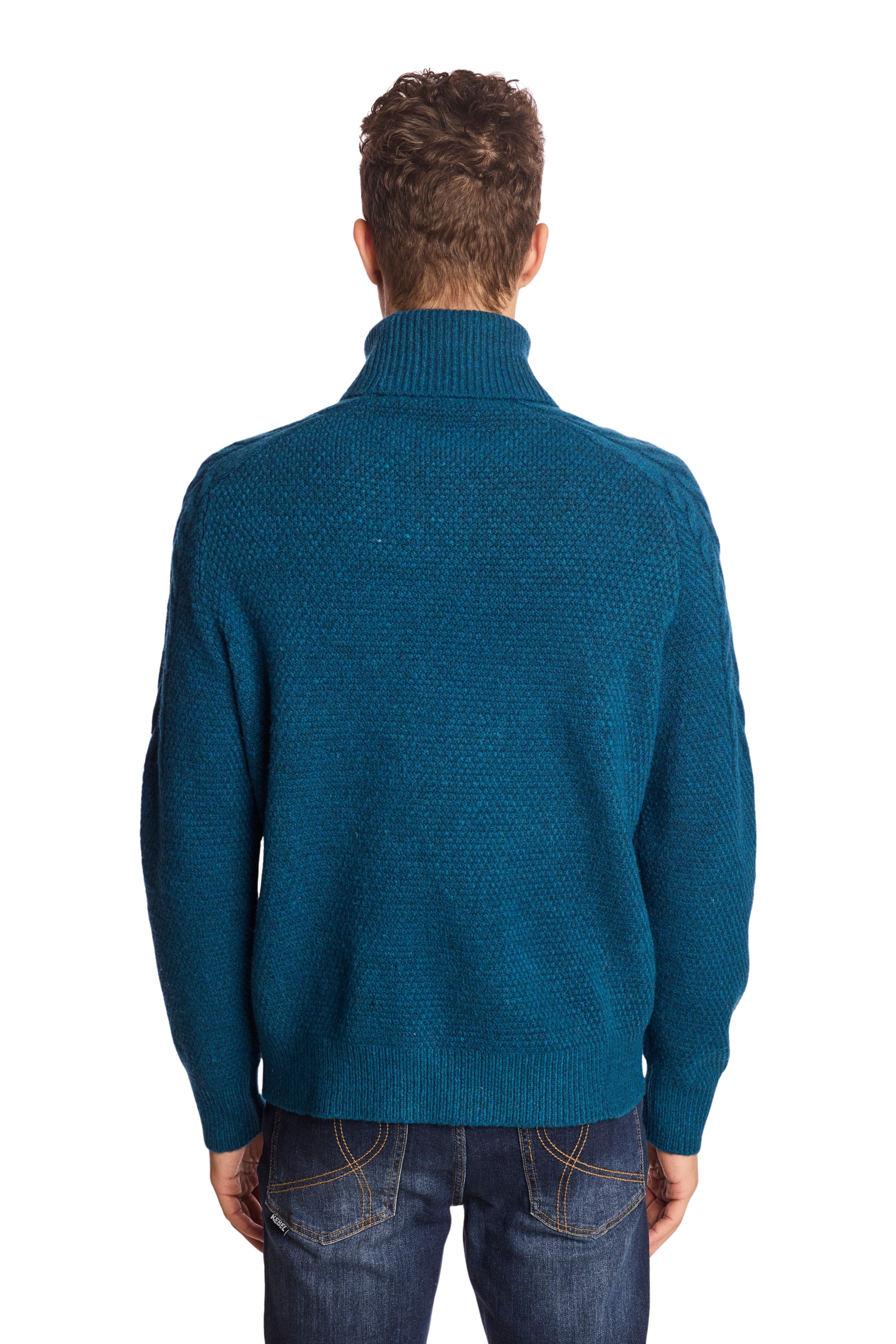 Chunky Turtleneck - Blue Whisp