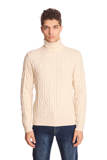  Chunky Turtleneck - Bone Dust