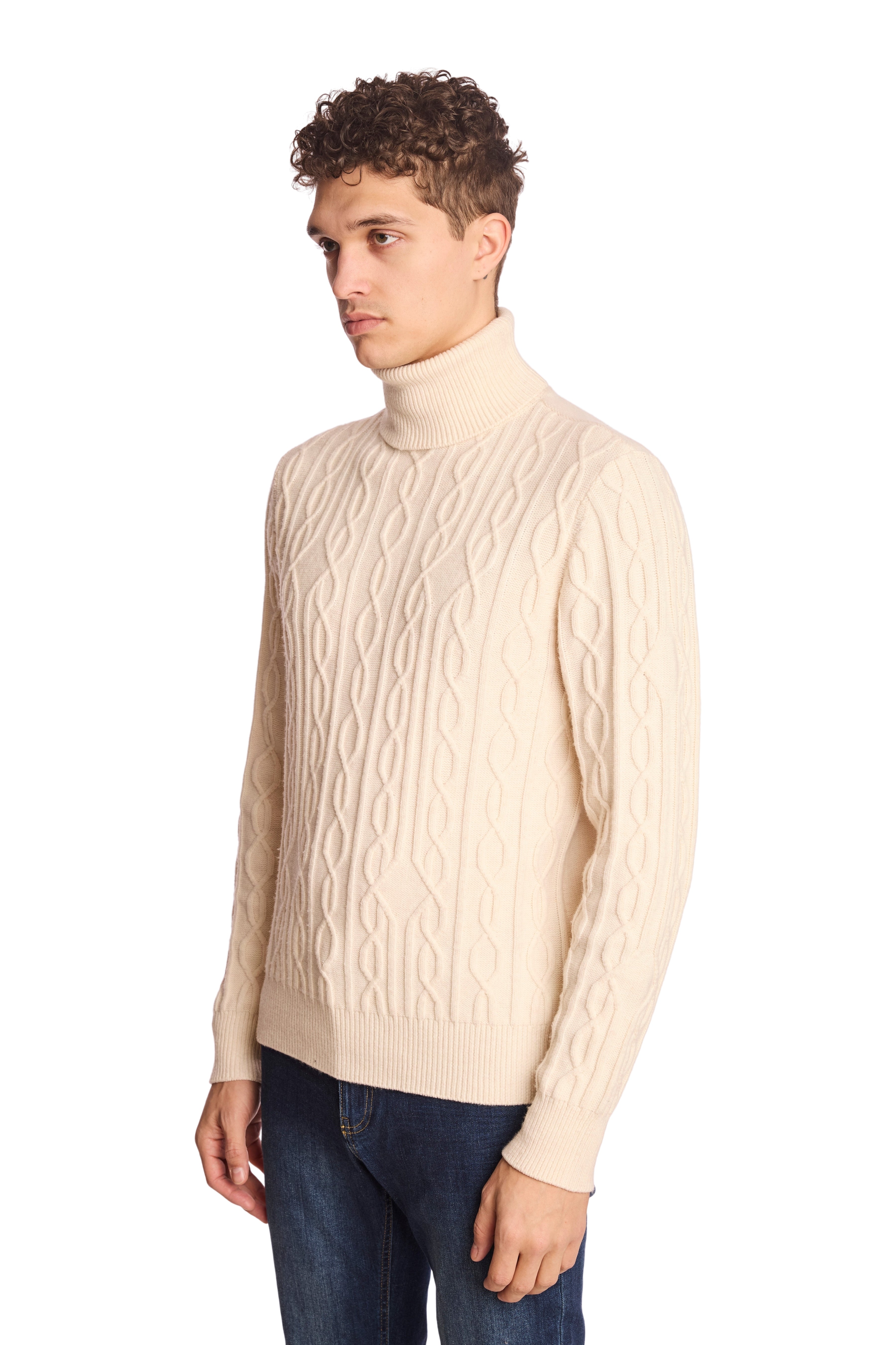Chunky Turtleneck - Bone