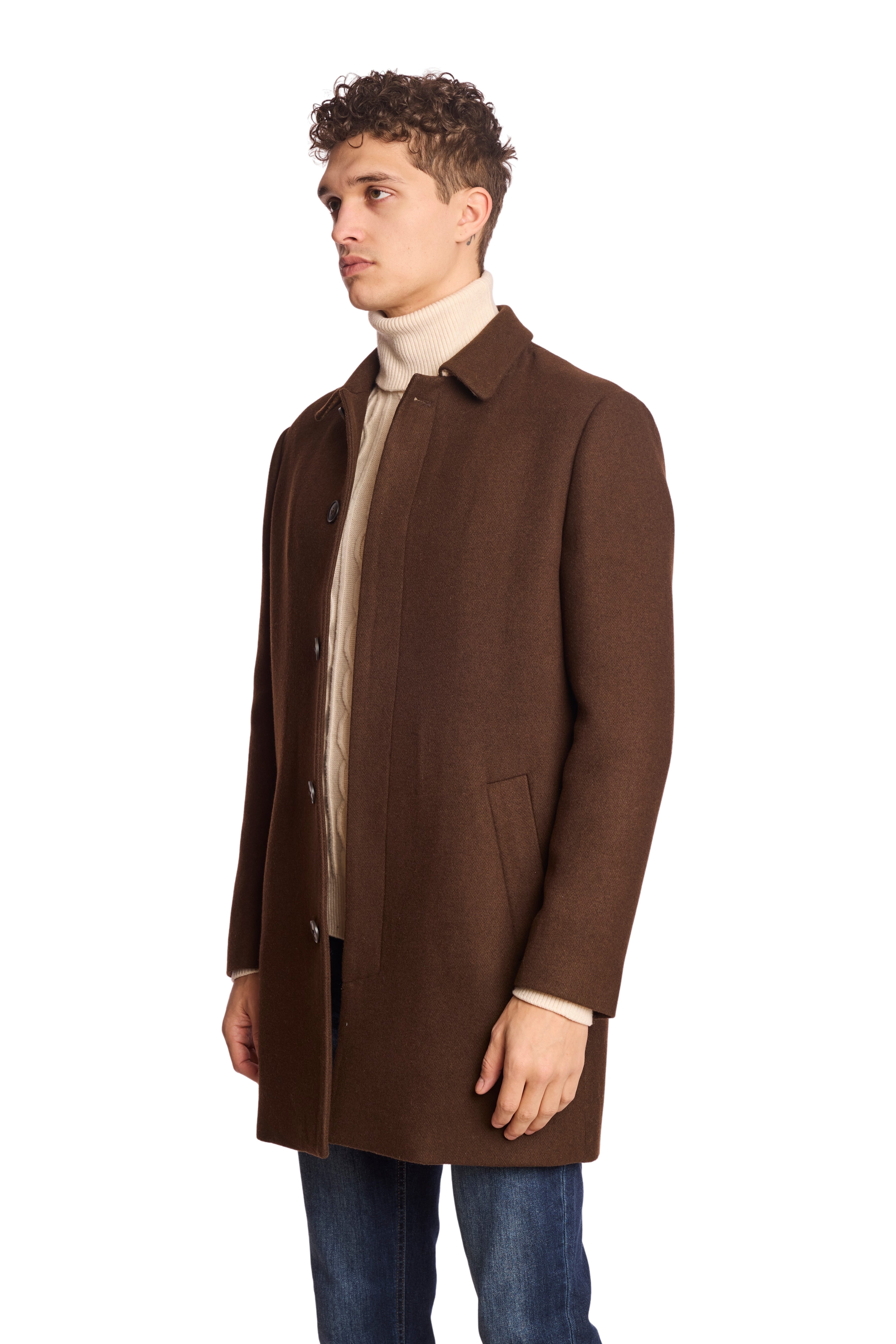 Topper Coat - Chocolate Brown