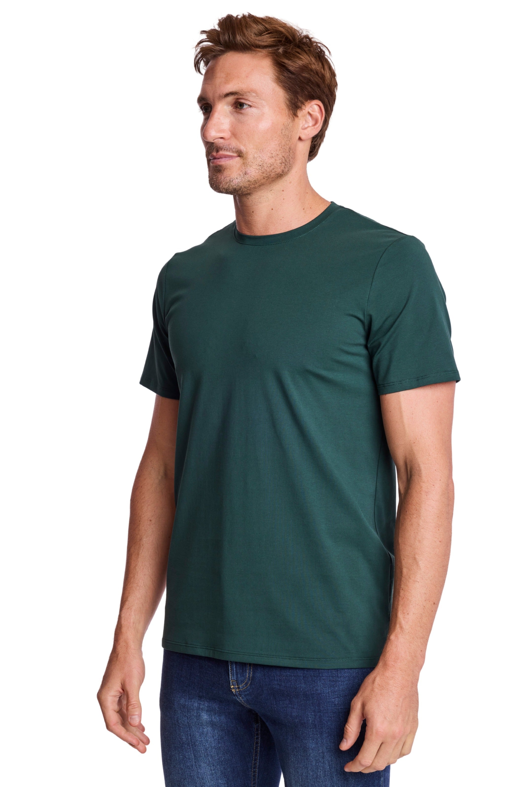 Lucas Crew T - Forest Green