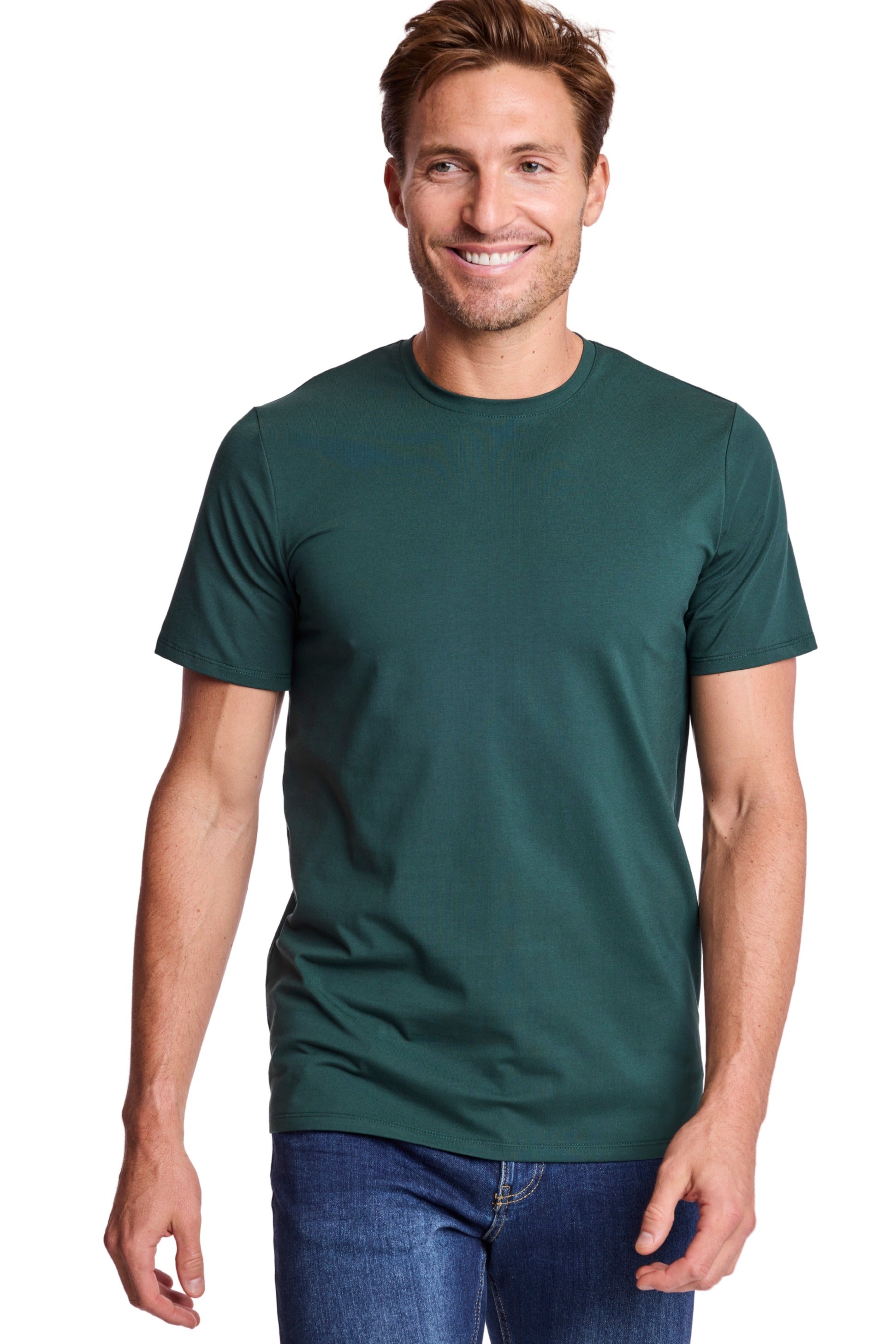 Lucas Crew T - Forest Green