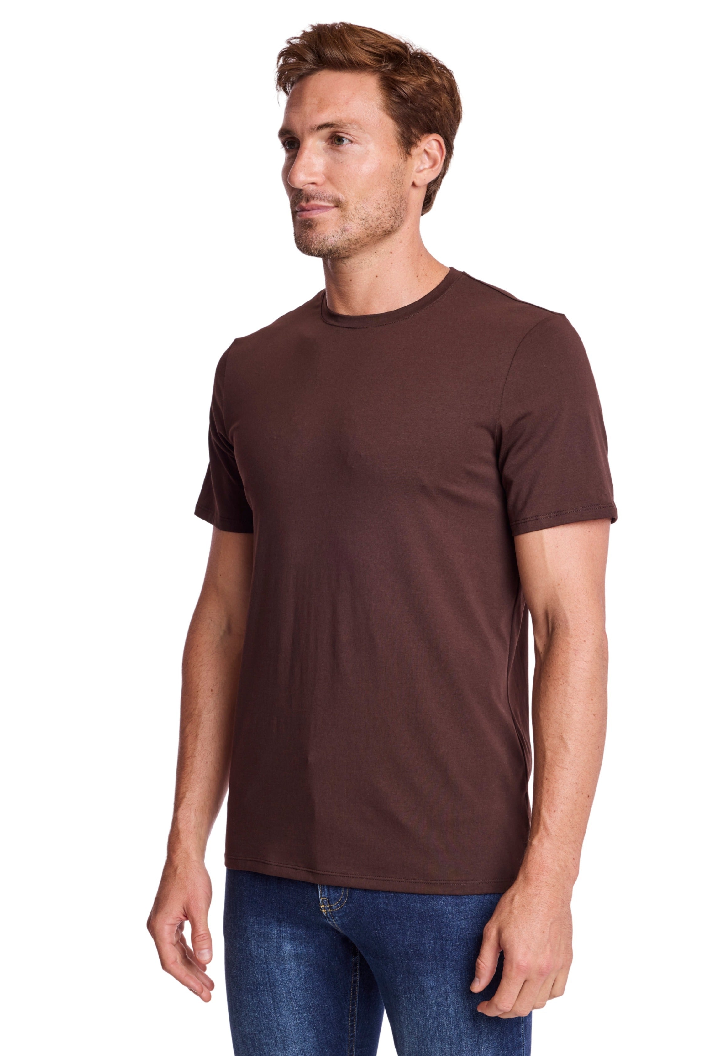 Lucas Crew T - Dark Brown