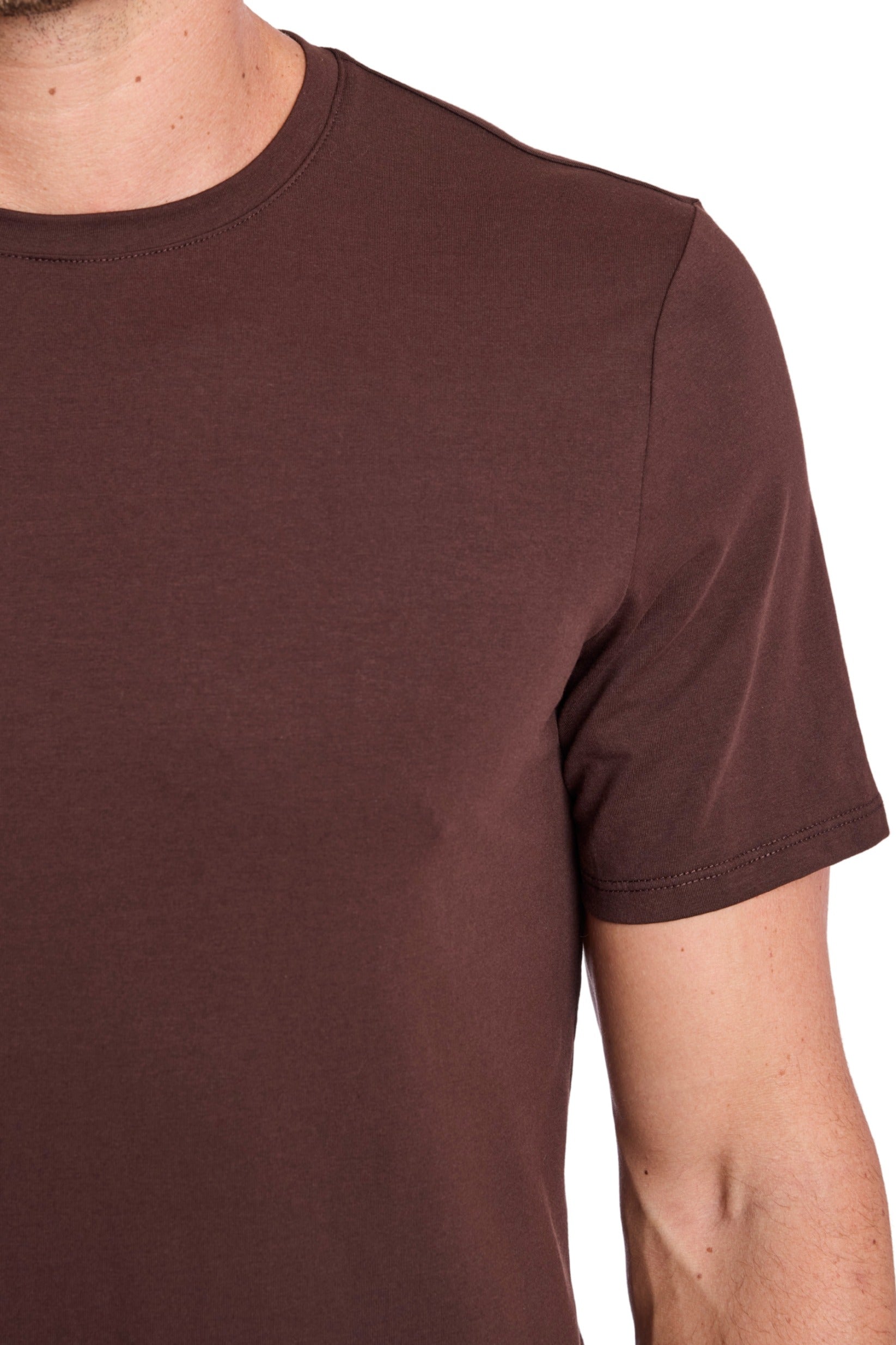 Lucas Crew T - Dark Brown