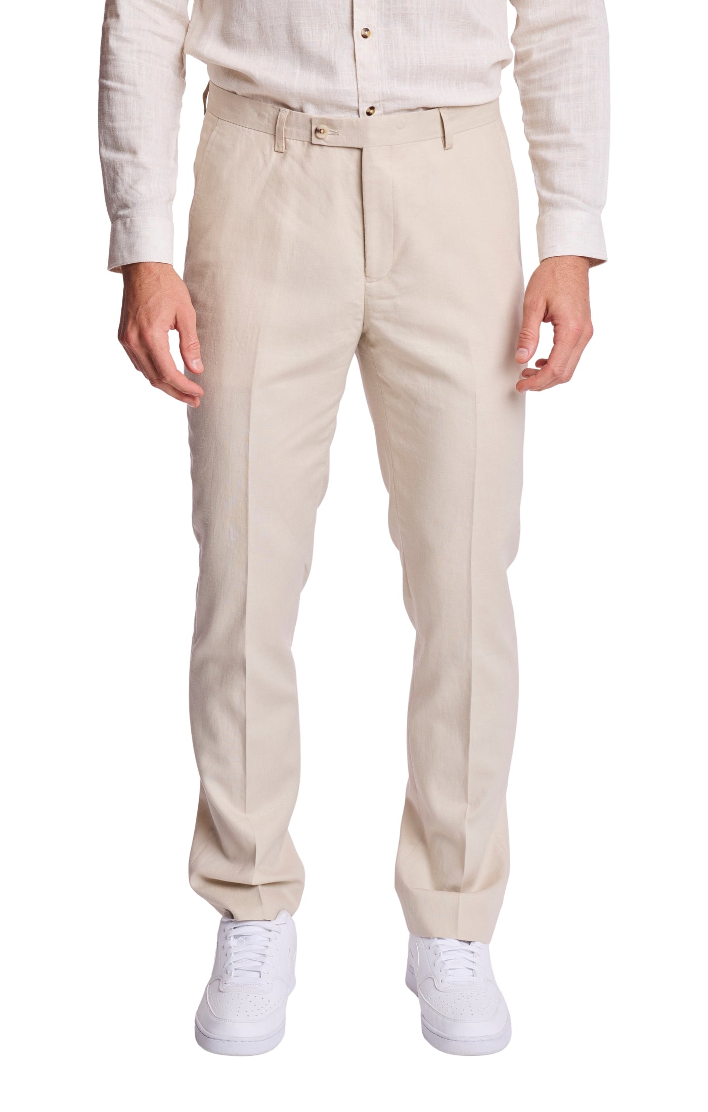 Downing Pants - slim - Tan Glaze Linen