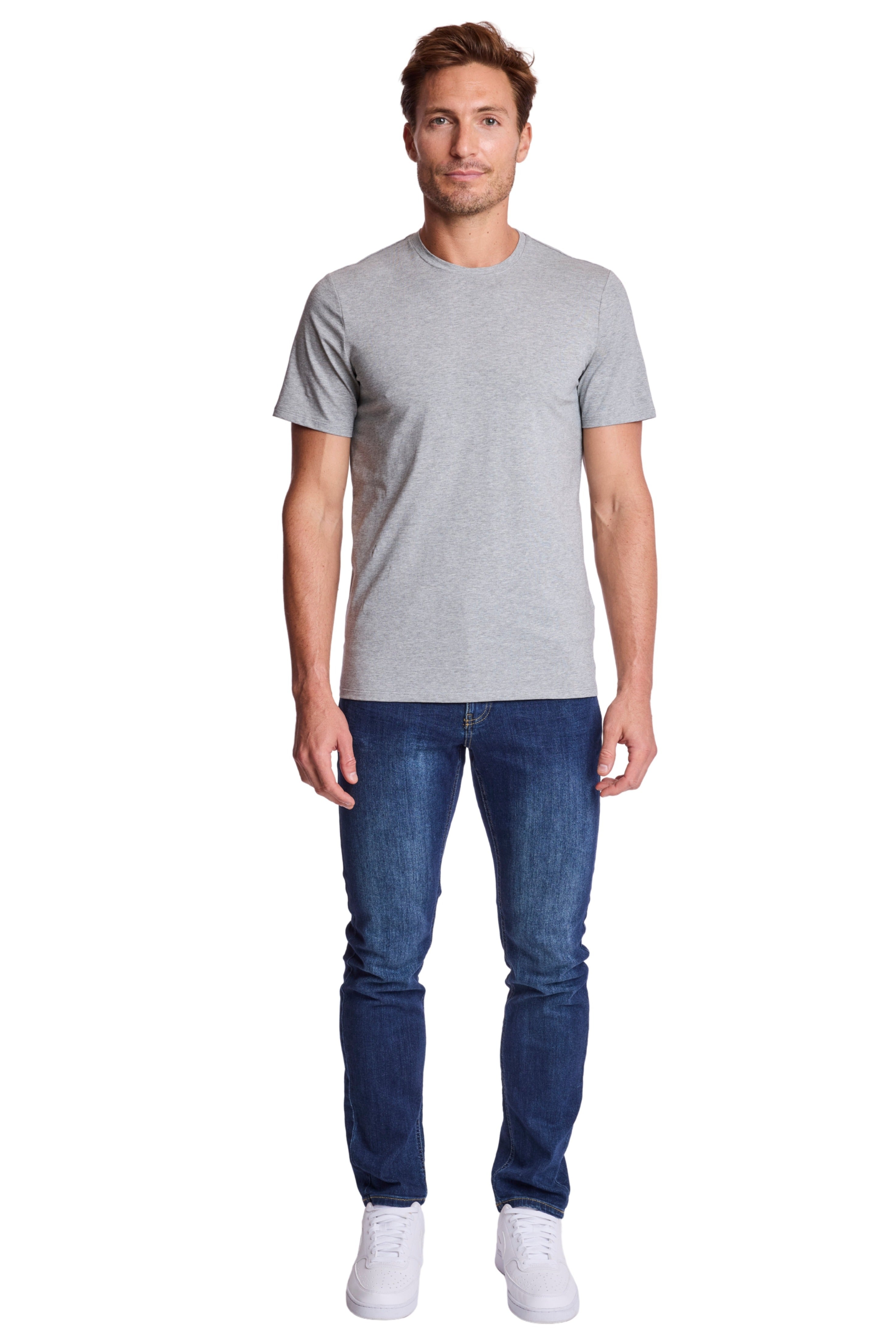 Lucas Crew T - Light Grey