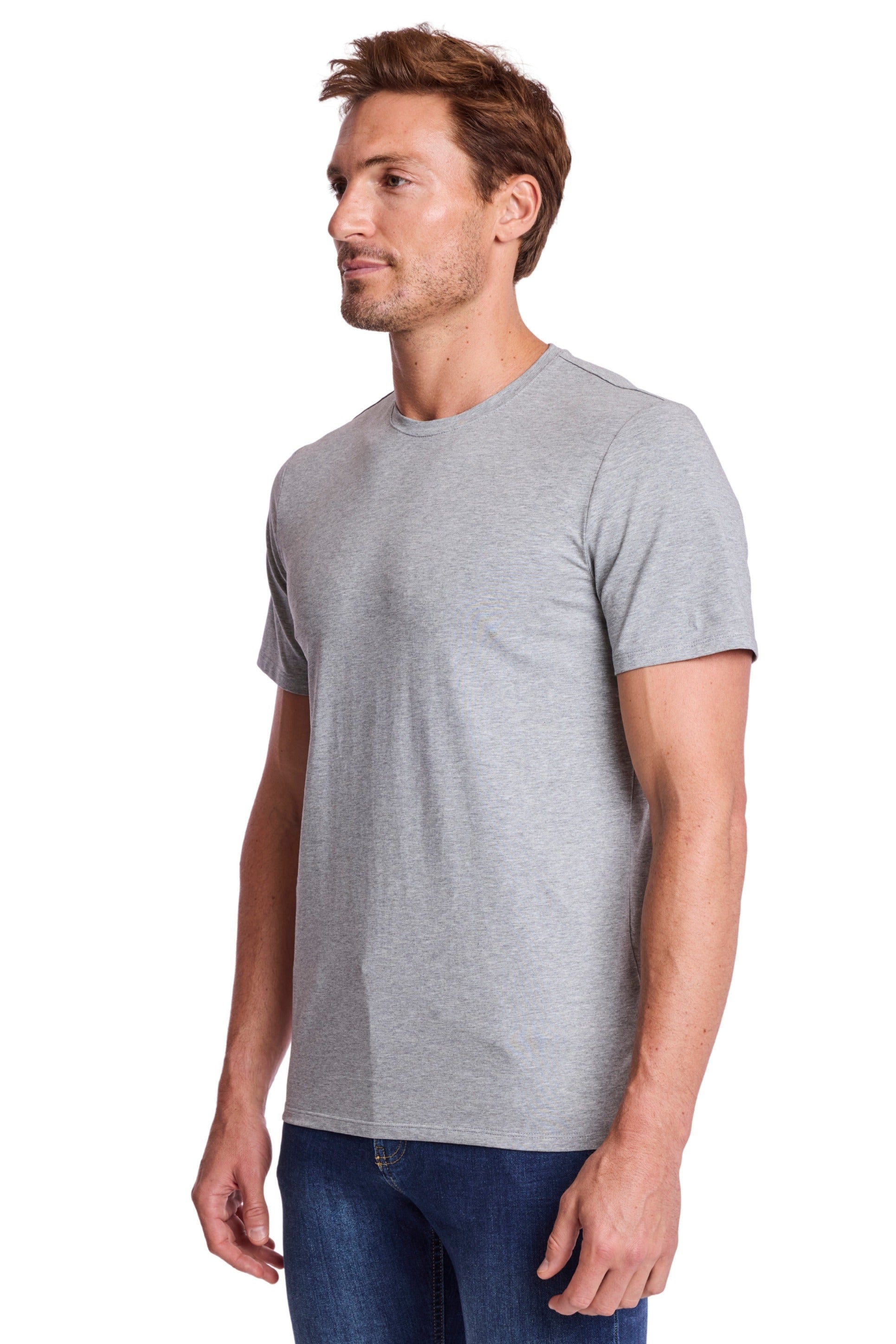 Lucas Crew T - Light Grey