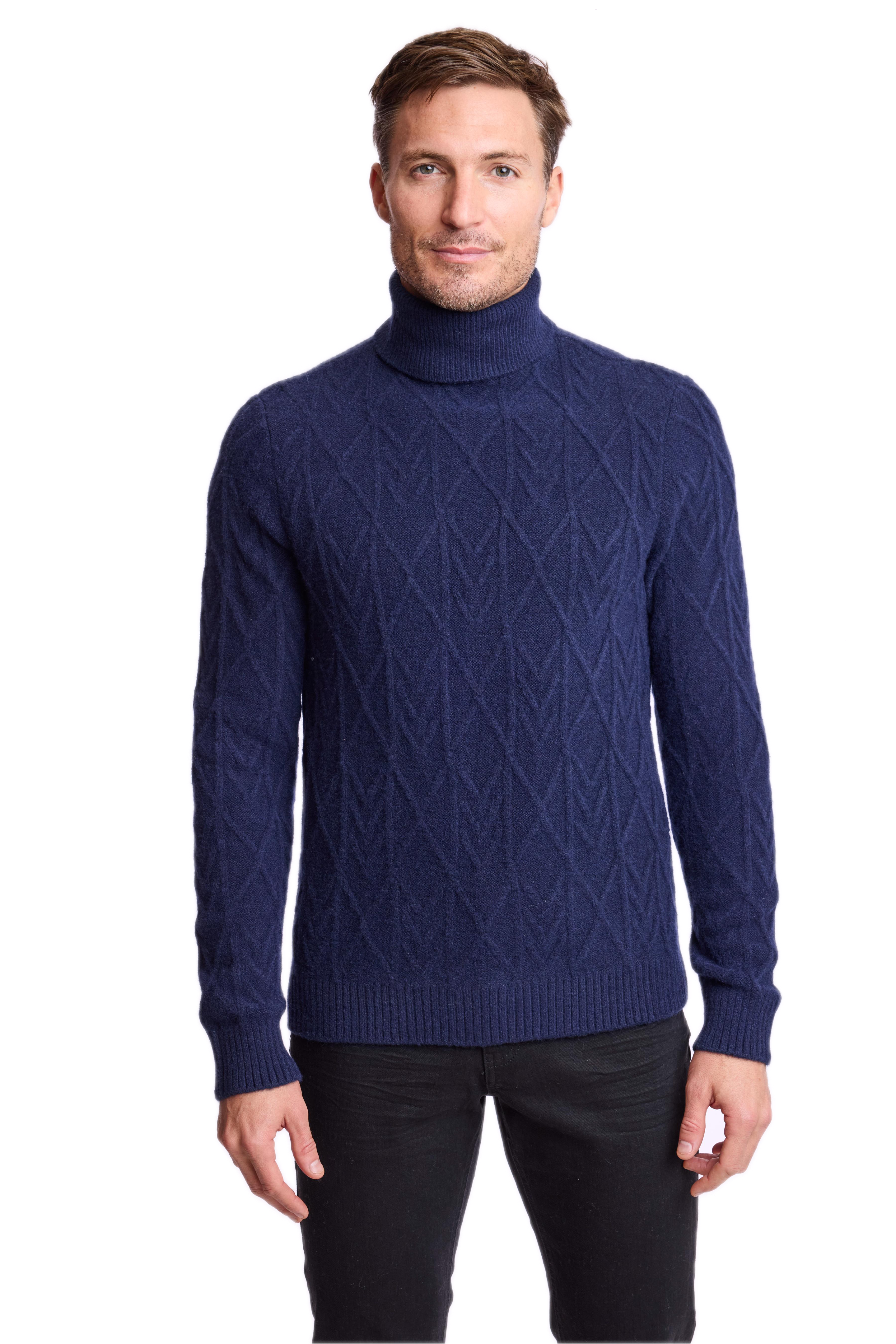 Chunky Turtleneck - Marine Navy