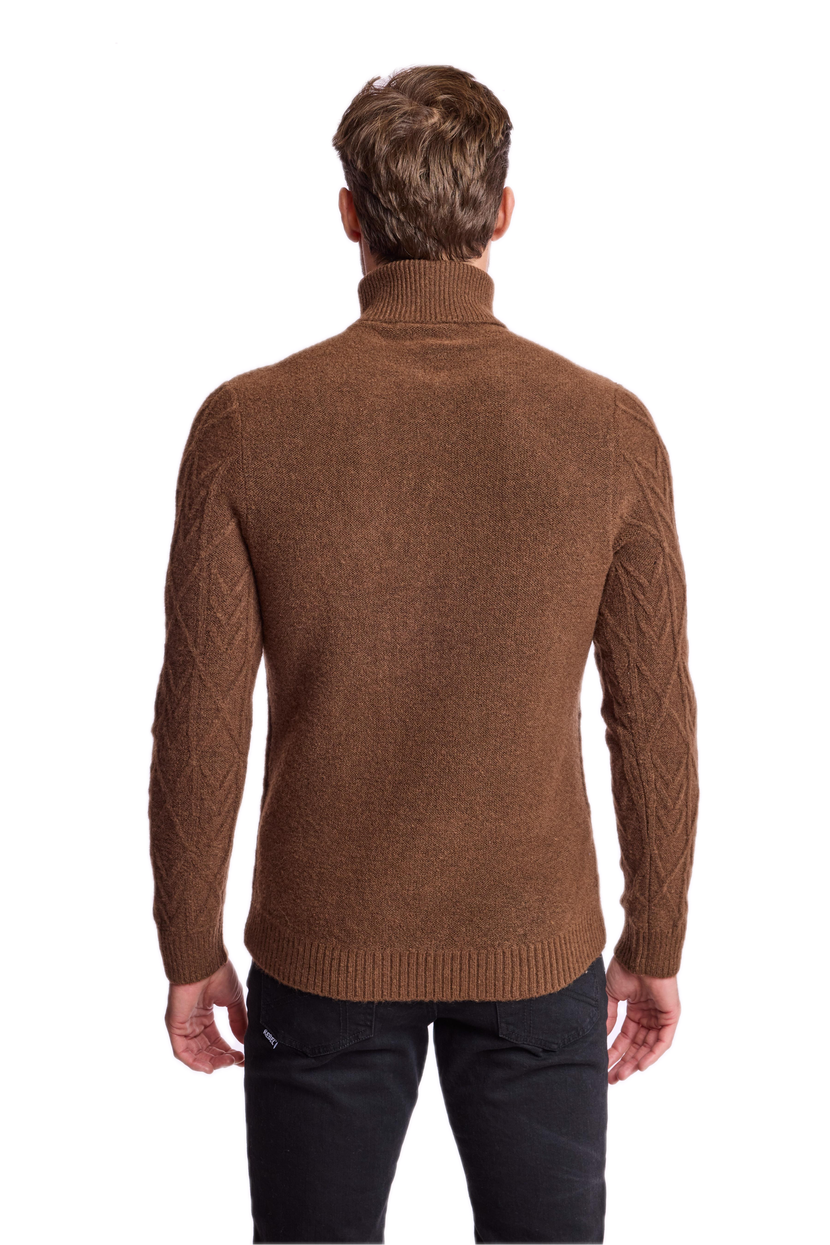 Chunky Turtleneck - Hershey Brown