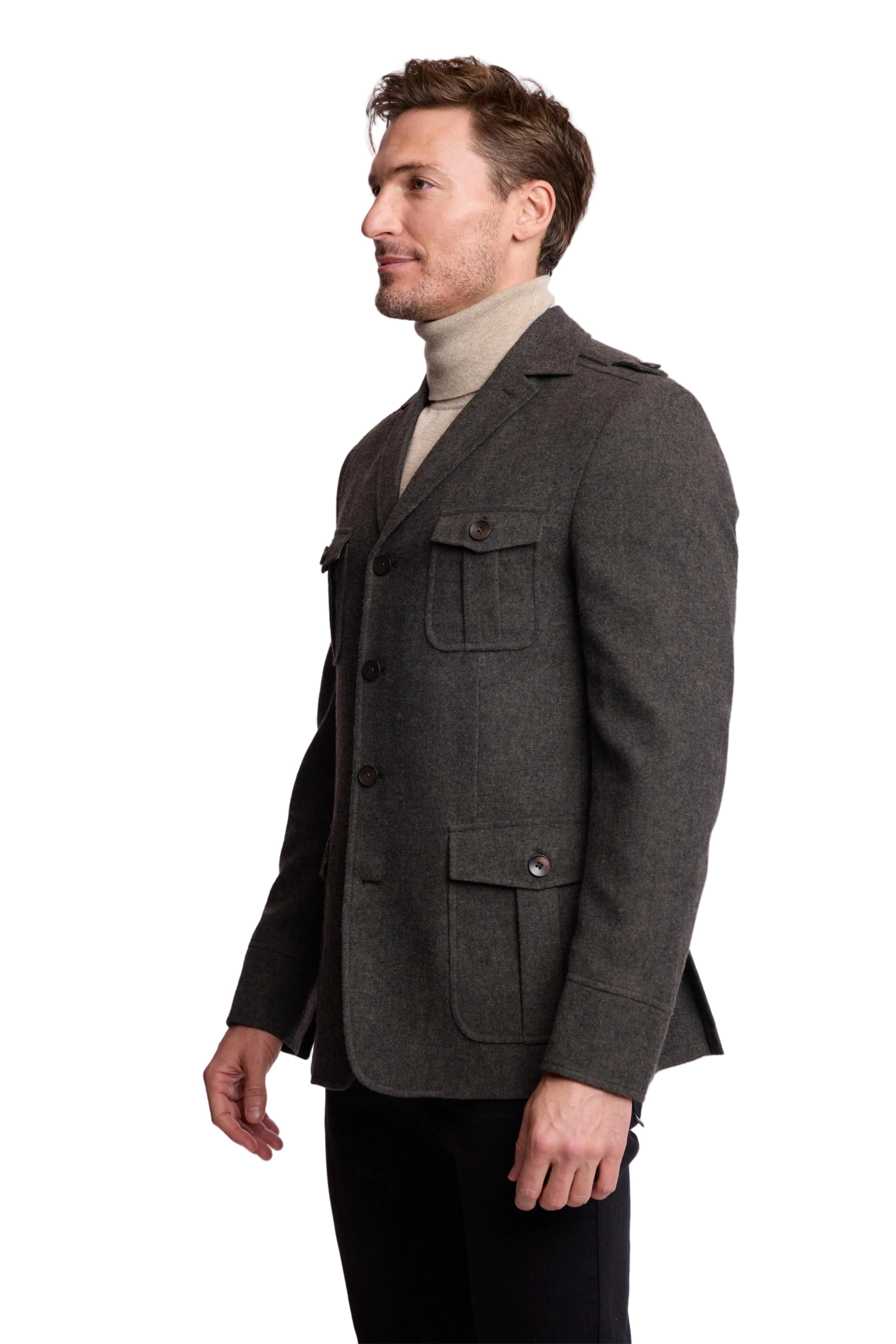 Utility Jacket - Olive Tweed