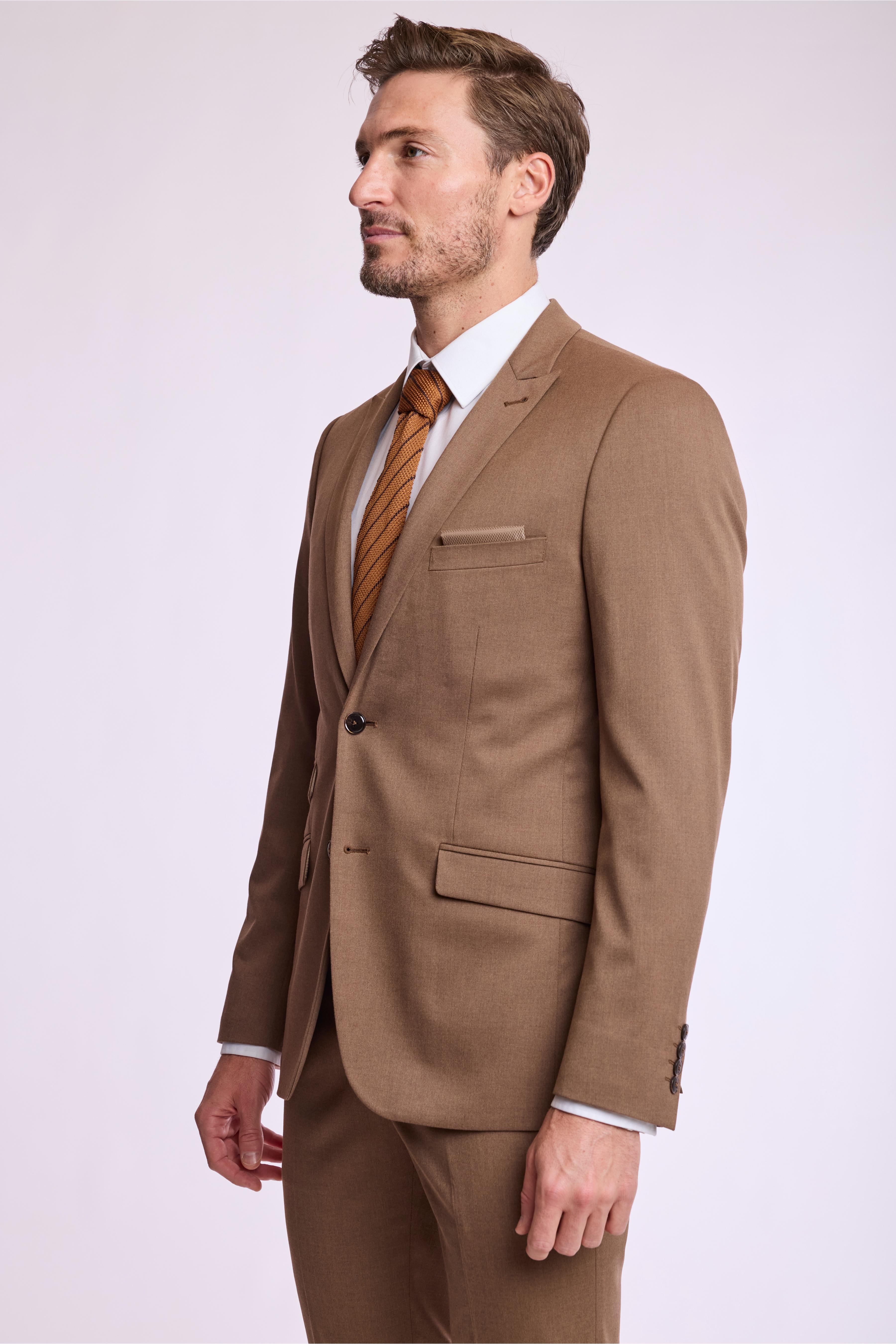 Ashton Peak Jacket - slim - Dark Camel