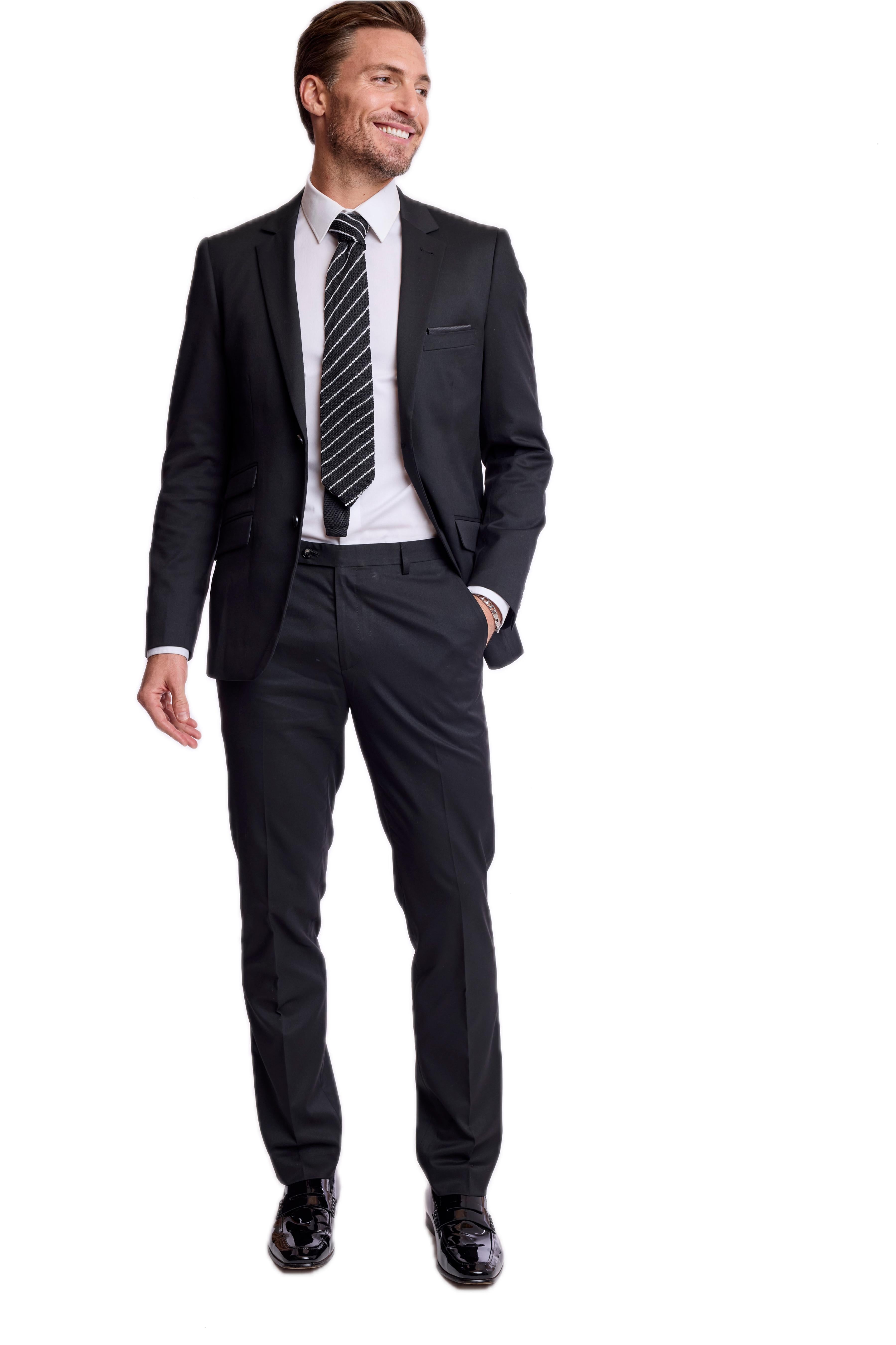 Downing Pants - slim - Solid Black