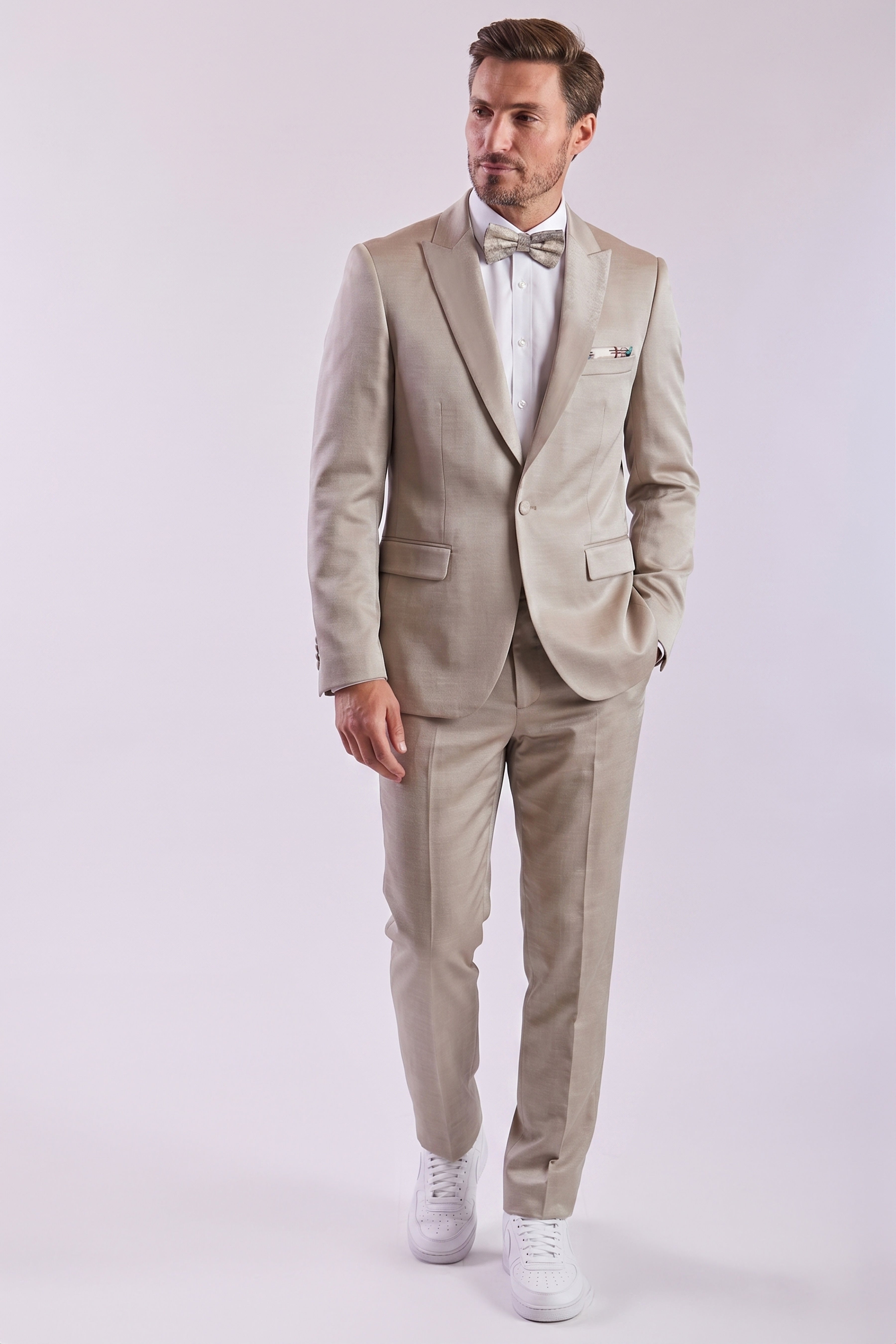 Grosvenor Peak Tux Jacket - slim - Sable Beige