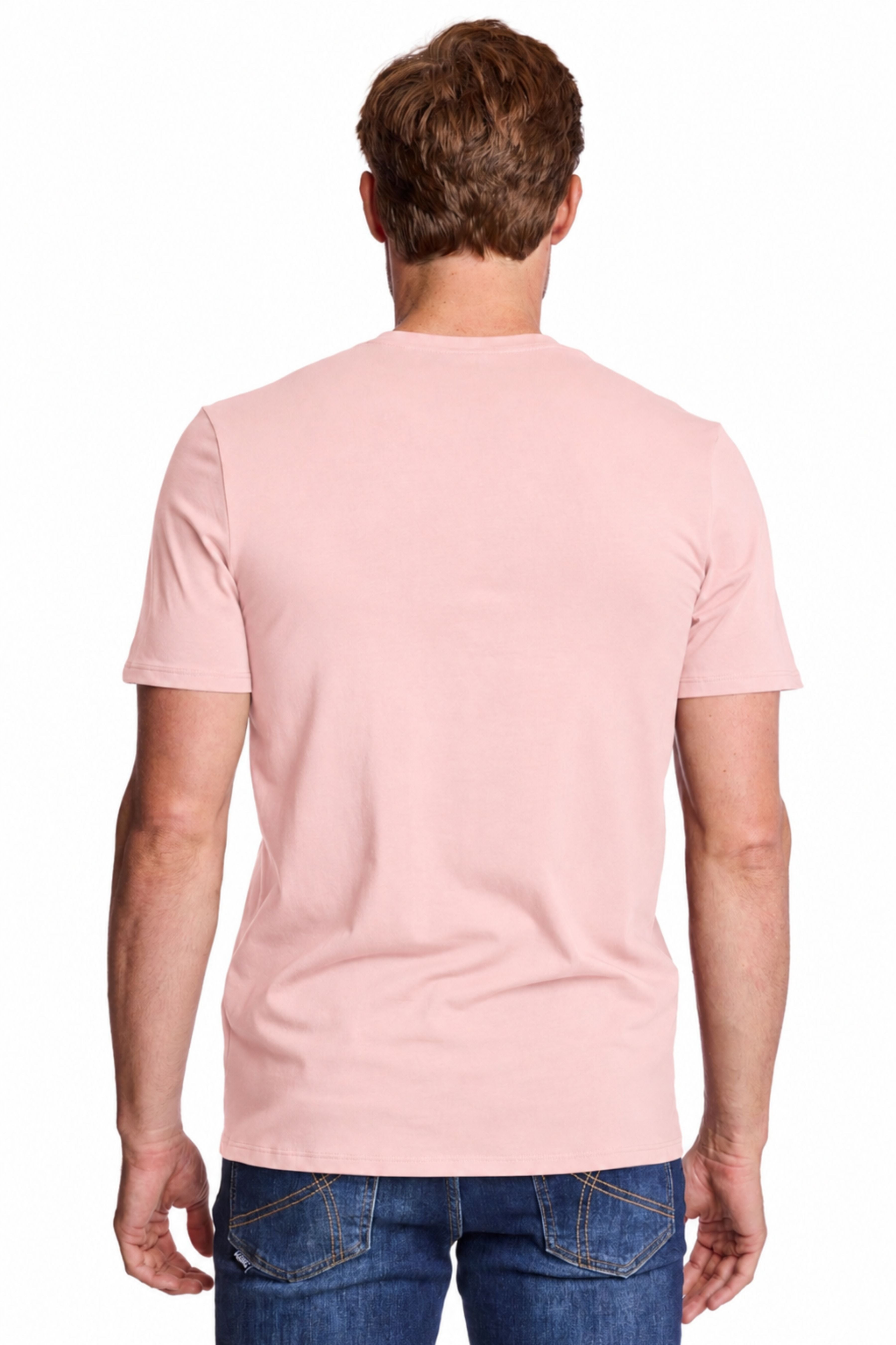 Lucas Crewneck T-Shirt - Dusty Pink