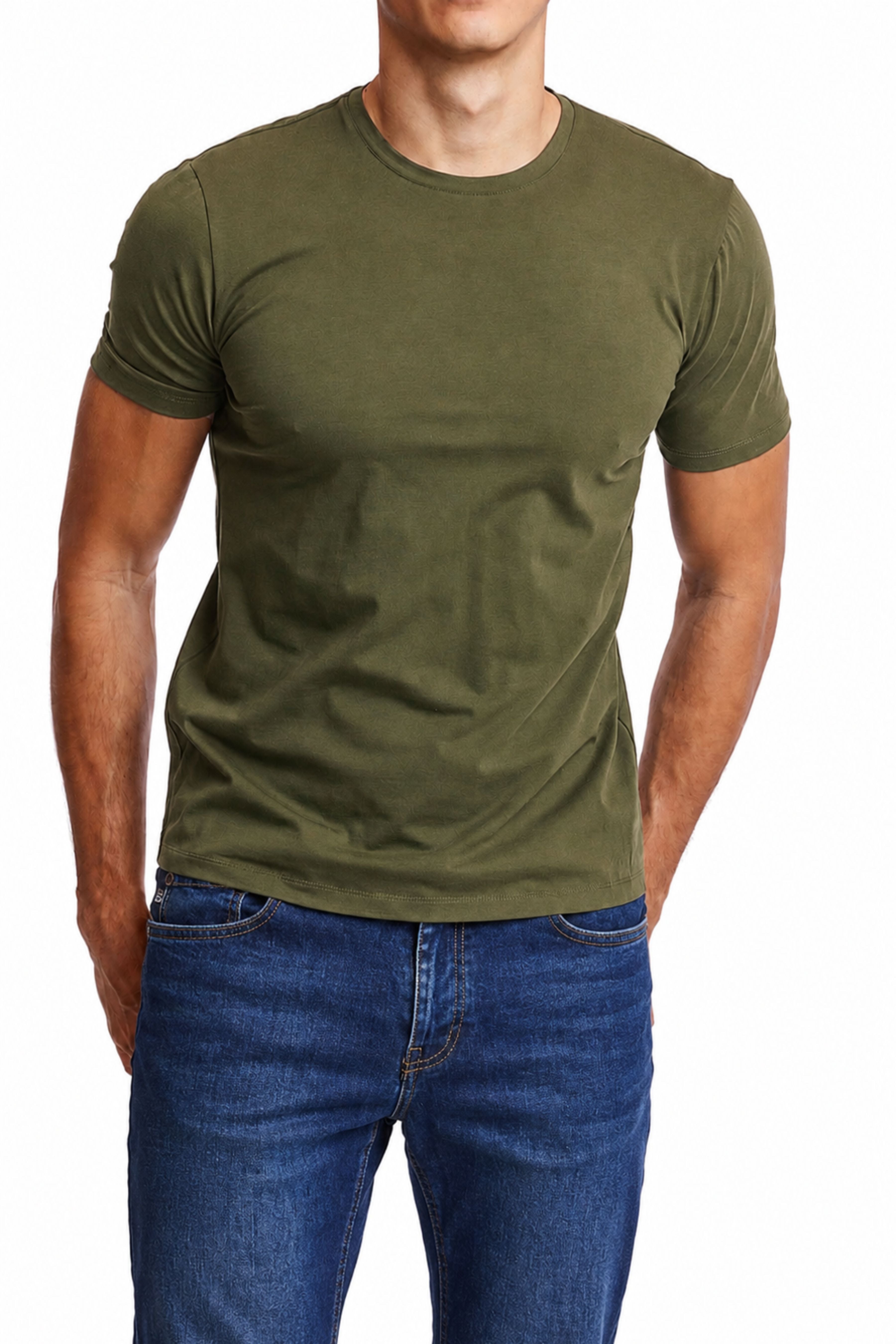 Lucas Crewneck T-Shirt - Green