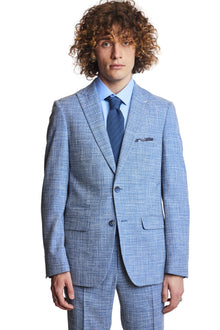  Ashton Peak Jacket - slim - Lt Blue White Texture