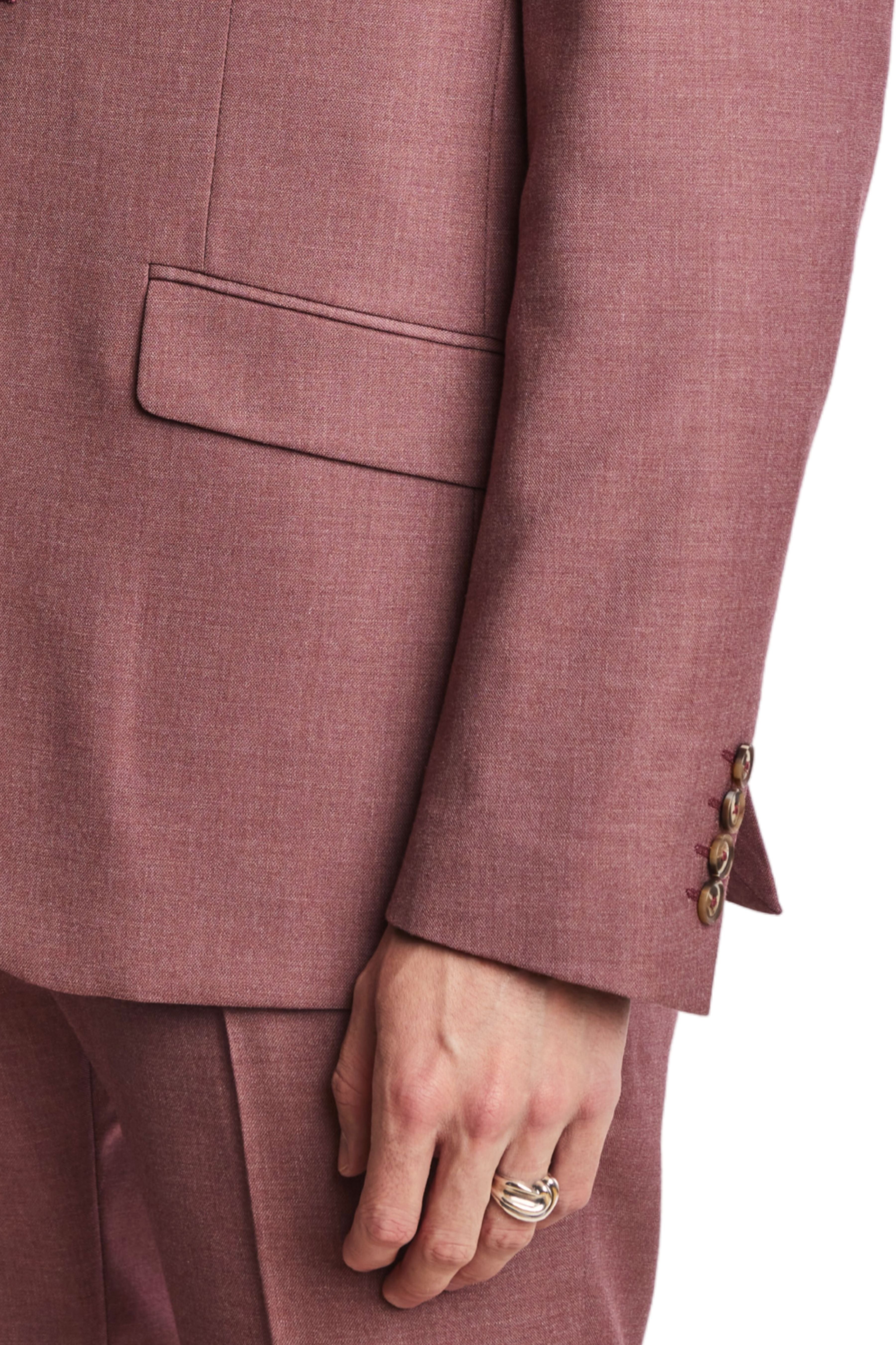 Dover Notch Jacket  - slim - Dusty Pink