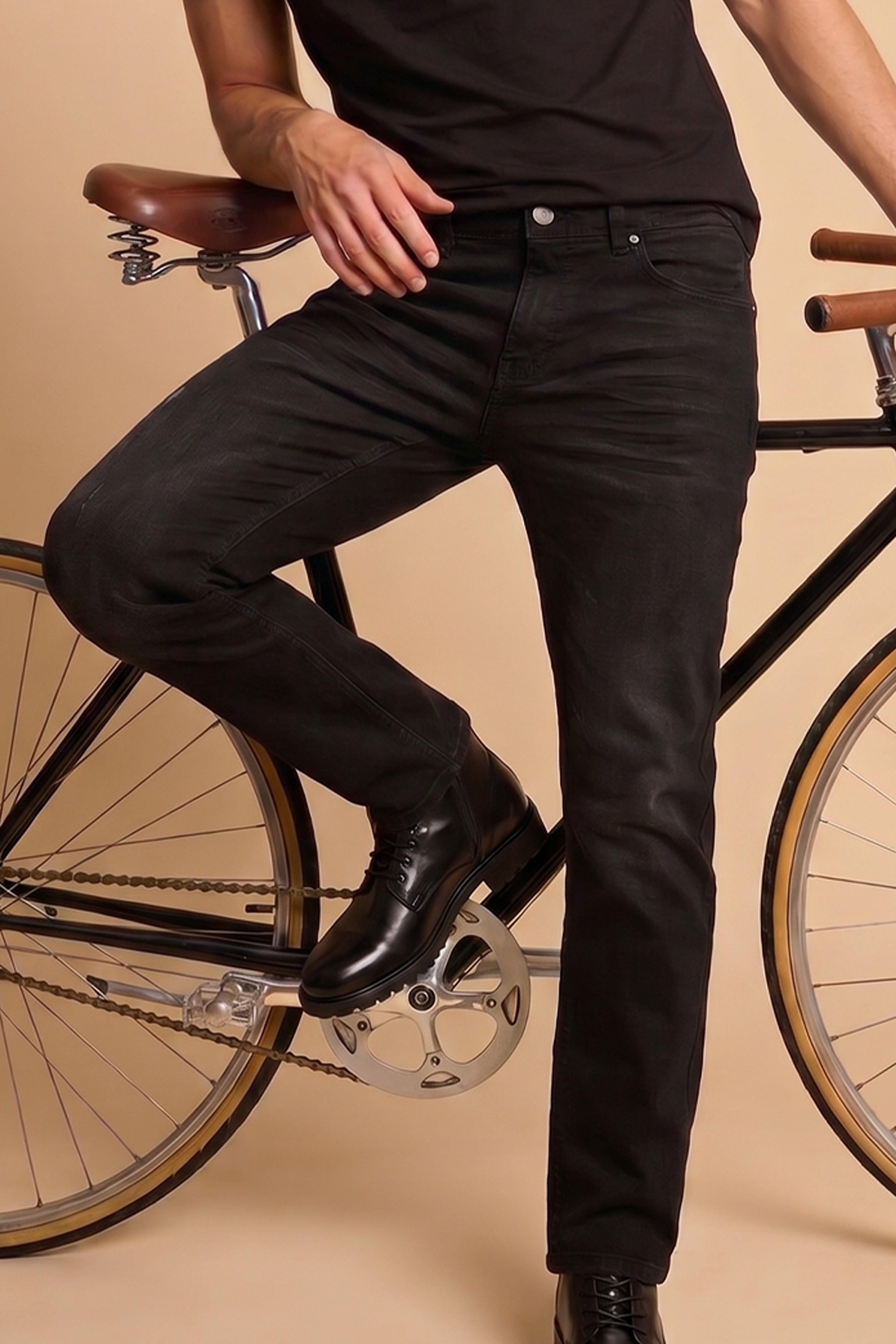 Rebel Denim Jeans - All Black