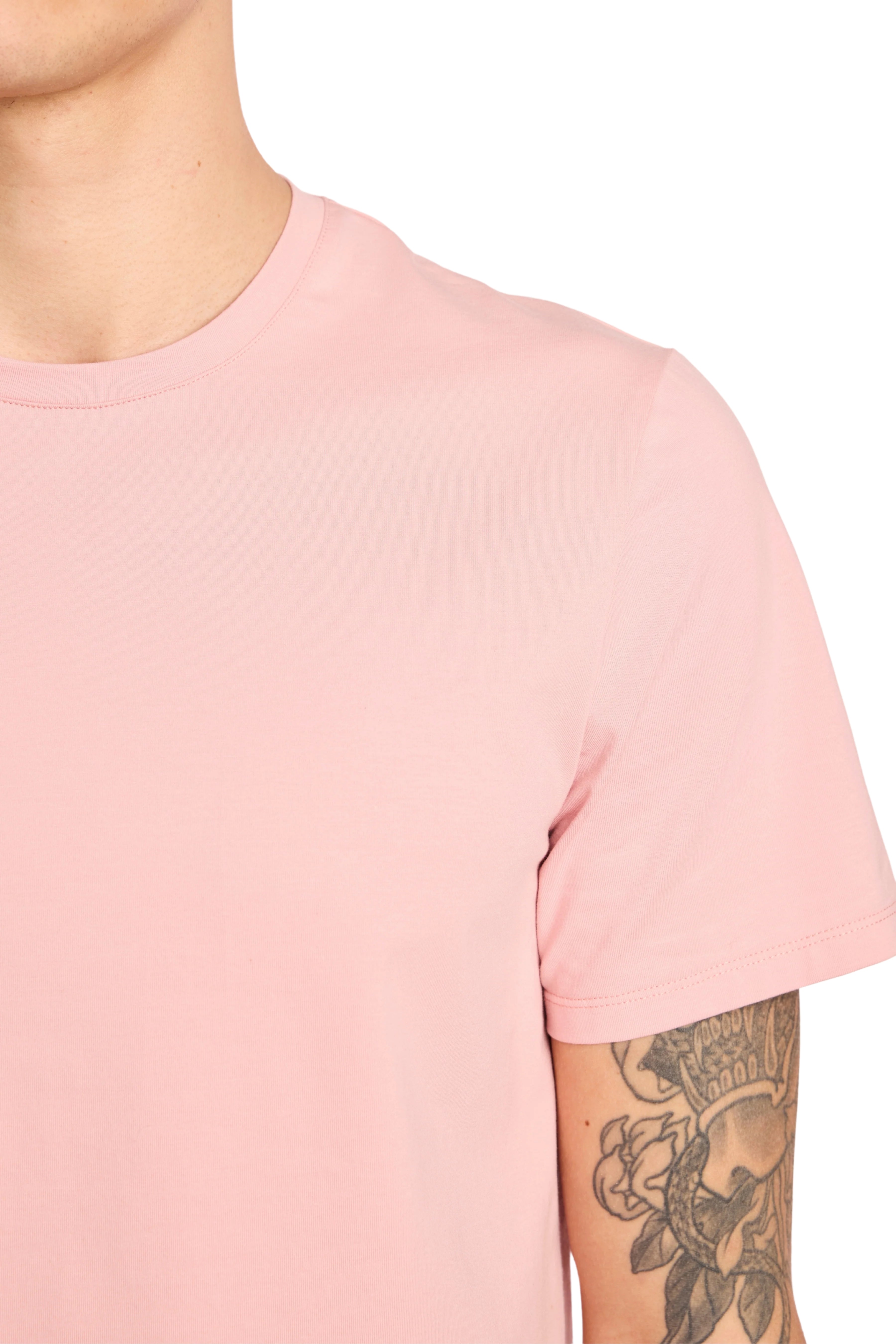 Lucas Crew T - Dusty Pink